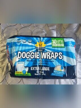 Bodhi Dog Disposable Doggie Male Diapers Wrap - Size XL X-Large 30 Count